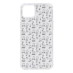 Music Notes Background Wallpaper Iphone 14 Plus Tpu Uv Print Case by Bajindul