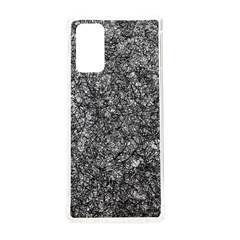 Black And White Abstract Expressive Print Samsung Galaxy Note 20 Tpu Uv Case by dflcprintsclothing