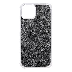 Black And White Abstract Expressive Print Iphone 14 Tpu Uv Print Case by dflcprintsclothing