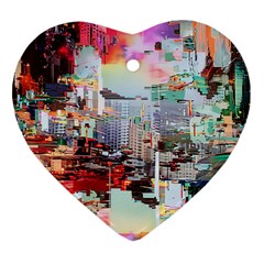 Digital Computer Technology Office Information Modern Media Web Connection Art Creatively Colorful C Ornament (heart)