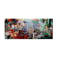 Digital Computer Technology Office Information Modern Media Web Connection Art Creatively Colorful C Hand Towel