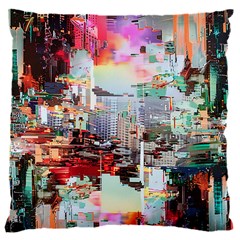 Digital Computer Technology Office Information Modern Media Web Connection Art Creatively Colorful C 16  Baby Flannel Cushion Case (two Sides)