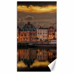 Old Port Of Maasslui Netherlands Canvas 40  X 72 