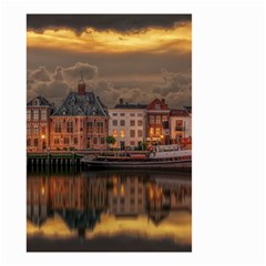 Old Port Of Maasslui Netherlands Small Garden Flag (two Sides)