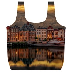 Old Port Of Maasslui Netherlands Full Print Recycle Bag (xxxl)
