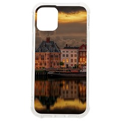 Old Port Of Maasslui Netherlands Iphone 12 Mini Tpu Uv Print Case	 by Maspions