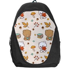 Bear Cartoon Background Pattern Seamless Animal Backpack Bag