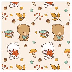 Bear Cartoon Background Pattern Seamless Animal Lightweight Scarf 