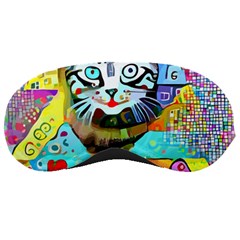 Kitten Cat Pet Animal Adorable Fluffy Cute Kitty Sleep Mask by Maspions