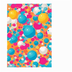 Circles Art Seamless Repeat Bright Colors Colorful Large Garden Flag (two Sides) by Maspions