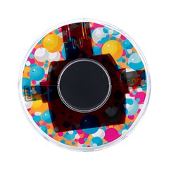 Circles Art Seamless Repeat Bright Colors Colorful On-the-go Memory Card Reader