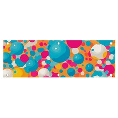 Circles Art Seamless Repeat Bright Colors Colorful Banner And Sign 6  X 2  by Maspions