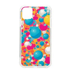 Circles Art Seamless Repeat Bright Colors Colorful Iphone 11 Tpu Uv Print Case by Maspions