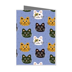 Cat Cat Background Animals Little Cat Pets Kittens Mini Greeting Cards (pkg Of 8) by Maspions