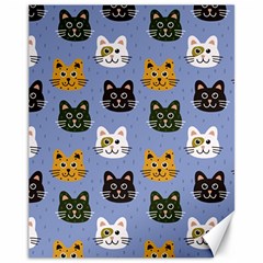 Cat Cat Background Animals Little Cat Pets Kittens Canvas 11  X 14  by Maspions