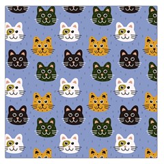 Cat Cat Background Animals Little Cat Pets Kittens Square Satin Scarf (36  x 36 )