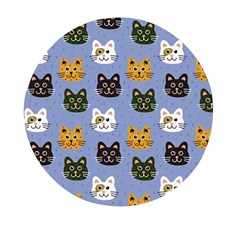 Cat Cat Background Animals Little Cat Pets Kittens Mini Round Pill Box by Maspions