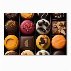 Chocolate Candy Candy Box Gift Cashier Decoration Chocolatier Art Handmade Food Cooking Postcard 4 x 6  (Pkg of 10)