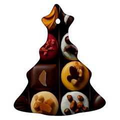 Chocolate Candy Candy Box Gift Cashier Decoration Chocolatier Art Handmade Food Cooking Ornament (Christmas Tree) 