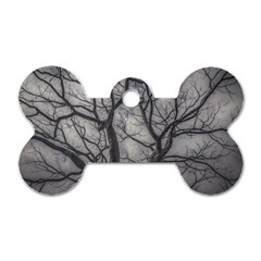 Landscape Forest Ceiba Tree, Guayaquil, Ecuador Dog Tag Bone (two Sides) by dflcprintsclothing