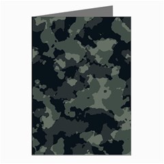 Camouflage, Pattern, Abstract, Background, Texture, Army Greeting Cards (pkg Of 8) by nateshop