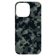 Camouflage, Pattern, Abstract, Background, Texture, Army Iphone 14 Pro Max Black Uv Print Case