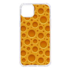 Cheese Texture Food Textures Iphone 14 Plus Tpu Uv Print Case by nateshop