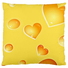 Cheese Texture, Macro, Food Textures, Slices Of Cheese Large Cushion Case (two Sides) by nateshop