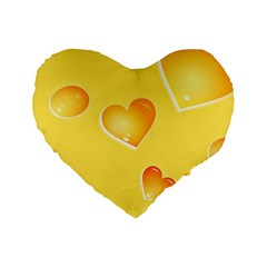 Cheese Texture, Macro, Food Textures, Slices Of Cheese Standard 16  Premium Heart Shape Cushions