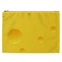 Cheese Texture, Yellow Backgronds, Food Textures, Slices Of Cheese Cosmetic Bag (xxl)