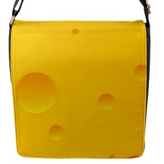 Cheese Texture, Yellow Backgronds, Food Textures, Slices Of Cheese Flap Closure Messenger Bag (s) by nateshop