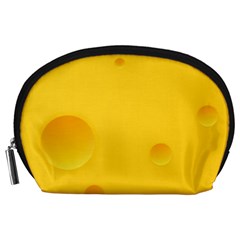 Cheese Texture, Yellow Backgronds, Food Textures, Slices Of Cheese Accessory Pouch (large) by nateshop