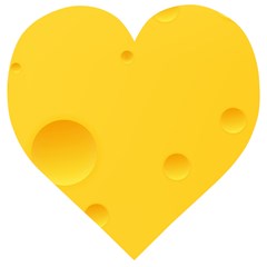 Cheese Texture, Yellow Backgronds, Food Textures, Slices Of Cheese Wooden Puzzle Heart