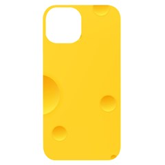 Cheese Texture, Yellow Backgronds, Food Textures, Slices Of Cheese Iphone 14 Black Uv Print Case by nateshop