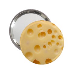 Cheese Texture, Yellow Cheese Background 2 25  Handbag Mirrors by nateshop