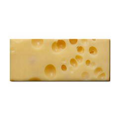 Cheese Texture, Yellow Cheese Background Hand Towel