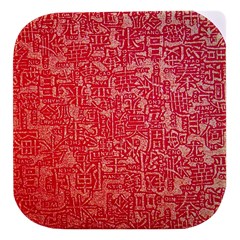 Chinese Hieroglyphs Patterns, Chinese Ornaments, Red Chinese Stacked Food Storage Container