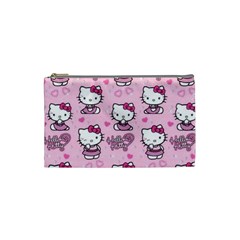 Cute Hello Kitty Collage, Cute Hello Kitty Cosmetic Bag (small) by nateshop
