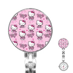 Cute Hello Kitty Collage, Cute Hello Kitty Stainless Steel Nurses Watch