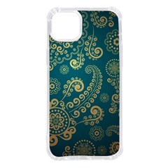 European Pattern, Blue, Desenho, Retro, Style Iphone 14 Plus Tpu Uv Print Case by nateshop