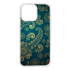 European Pattern, Blue, Desenho, Retro, Style Iphone 14 Pro Max Tpu Uv Print Case by nateshop