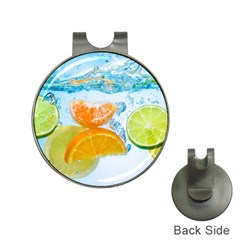 Fruits, Fruit, Lemon, Lime, Mandarin, Water, Orange Hat Clips With Golf Markers by nateshop