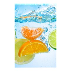 Fruits, Fruit, Lemon, Lime, Mandarin, Water, Orange Shower Curtain 48  X 72  (small)  by nateshop