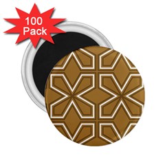 Gold Pattern Texture, Seamless Texture 2 25  Magnets (100 Pack) 