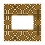 Gold Pattern Texture, Seamless Texture White Box Photo Frame 4  x 6  Front