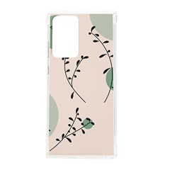 Plants Pattern Design Branches Branch Leaves Botanical Boho Bohemian Texture Drawing Circles Nature Samsung Galaxy Note 20 Ultra Tpu Uv Case by Maspions