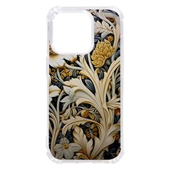 Flower Floral Pattern Floral Digital Spring Flora Botanical Blossom Bloom Vintage Iphone 14 Pro Tpu Uv Print Case