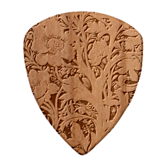 Flower Floral Pattern Floral Digital Spring Flora Botanical Blossom Bloom Vintage Wood Guitar Pick (set Of 10) by Maspions