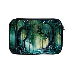 Trees Forest Mystical Forest Background Landscape Nature Apple Ipad Mini Zipper Cases