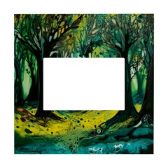Trees Forest Mystical Forest Nature Junk Journal Landscape Nature White Box Photo Frame 4  X 6 